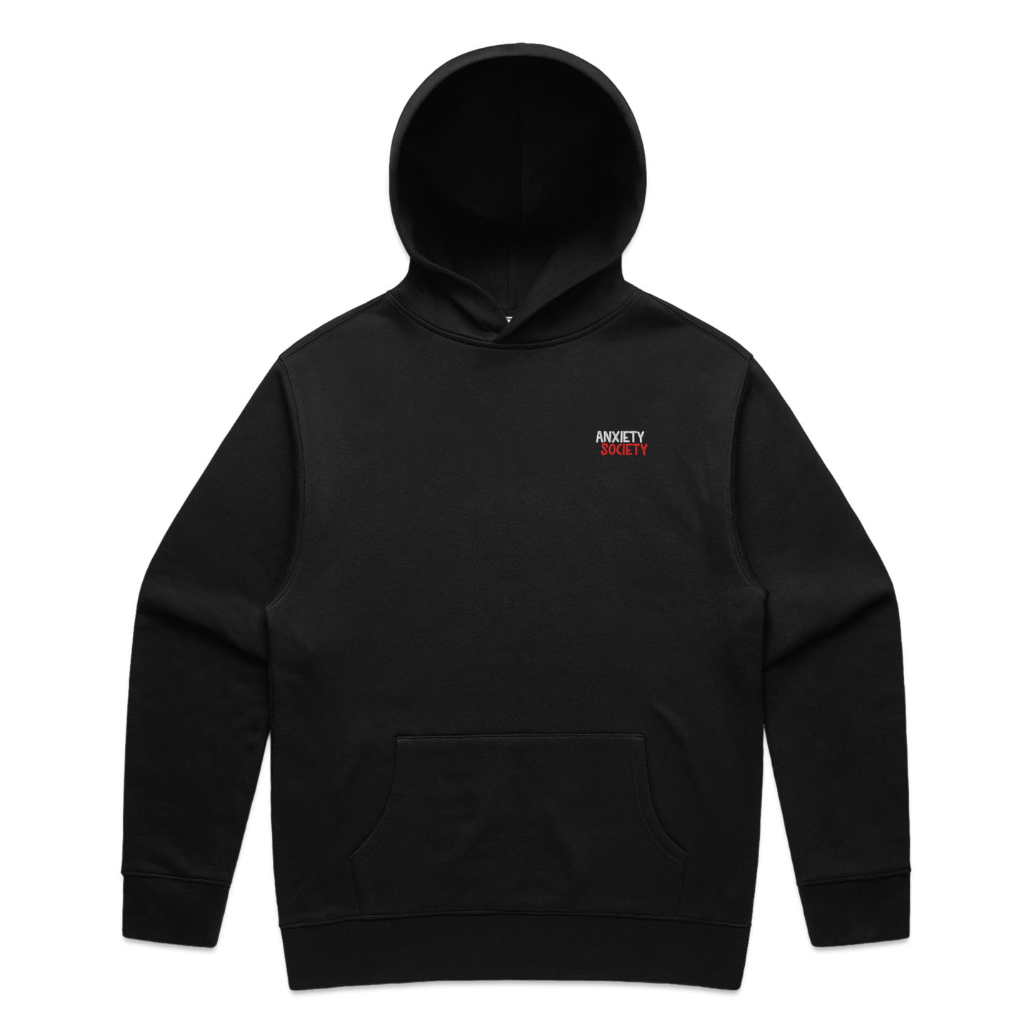 Anxiety Society™ Embroidered Unisex Oversized Hoodie